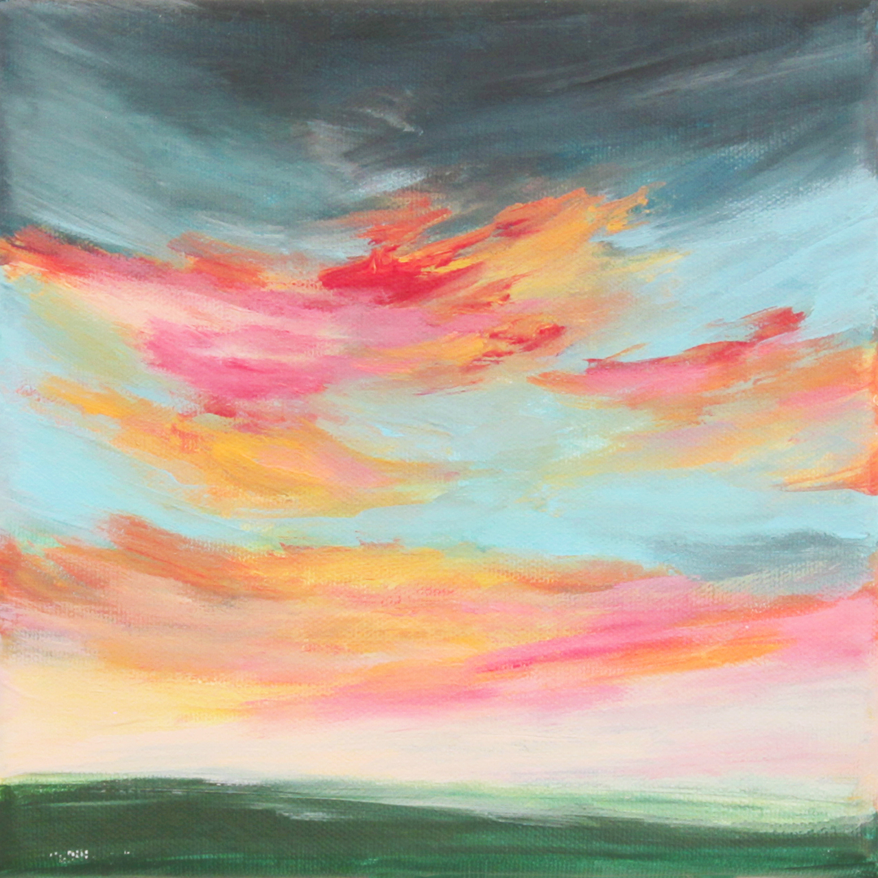 Sunset with clouds 2